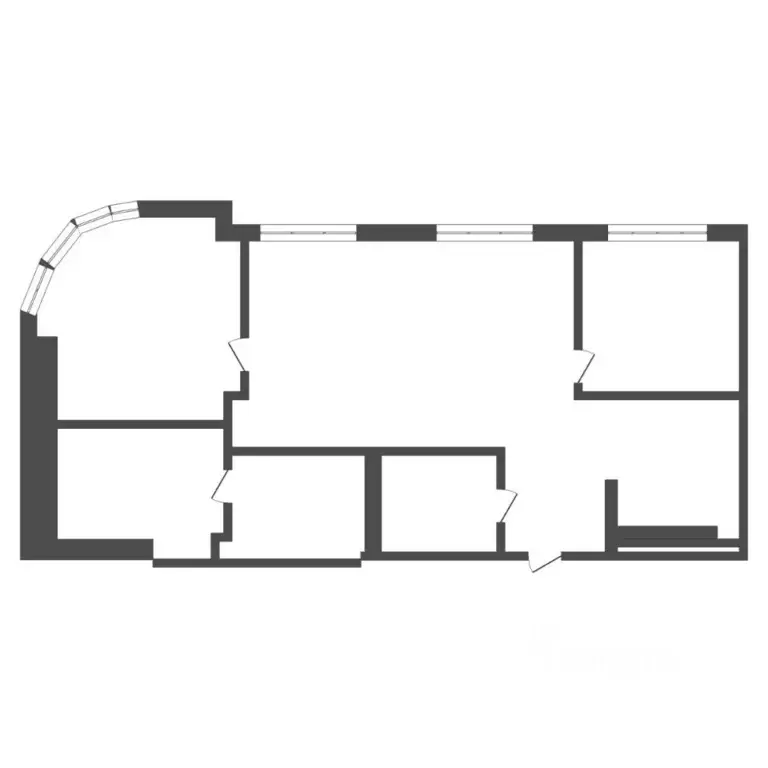 2-к кв. Тюменская область, Тюмень ул. Пожарных и Спасателей, 1 (82.0 ... - Фото 2