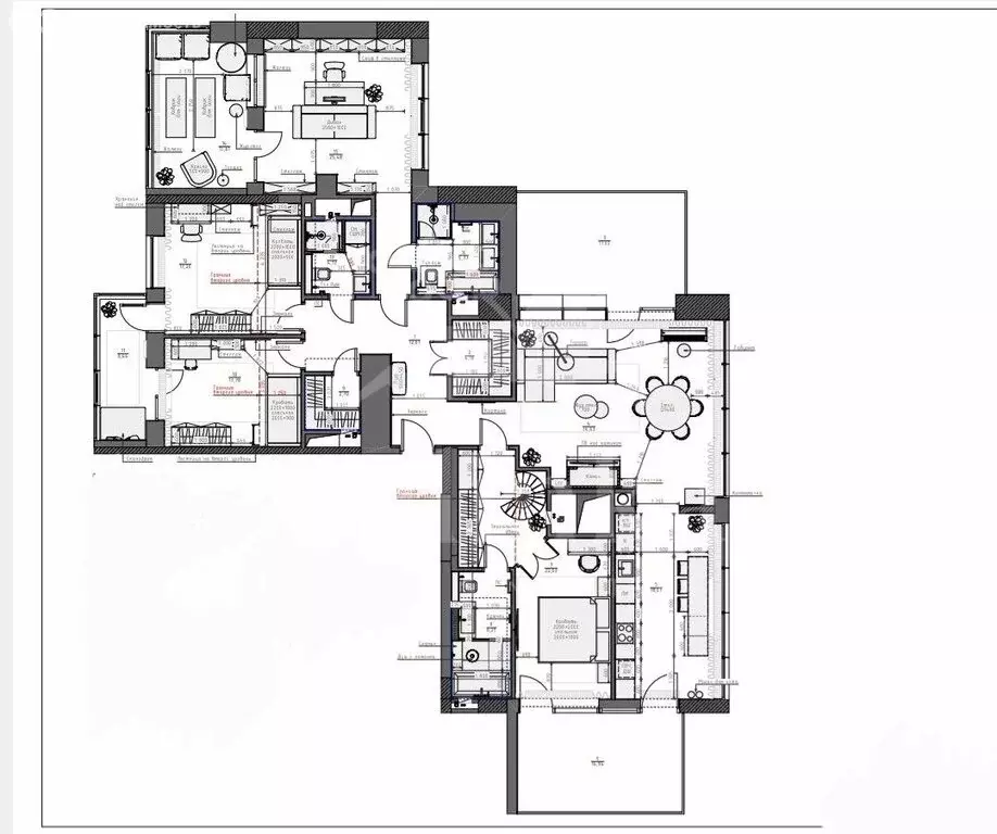 5-комнатная квартира: Москва, 2-я Рощинская улица, 1 (222.1 м) - Фото 1