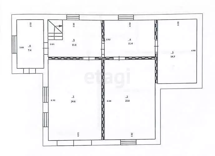 Дом в городское поселение Пролетарский, рабочий посёлок Пролетарский, ... - Фото 2