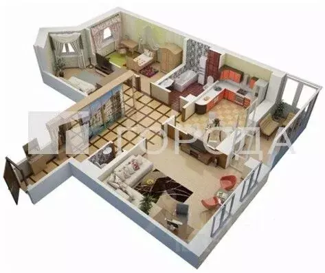 3-к кв. Алтайский край, Барнаул Партизанская ул., 92 (79.0 м) - Фото 2