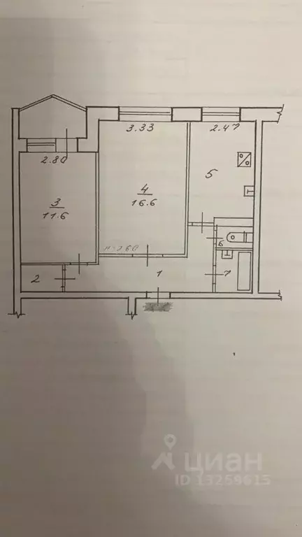 2-к кв. Волгоградская область, Волгоград ул. Тулака, 3/1 (50.6 м) - Фото 1