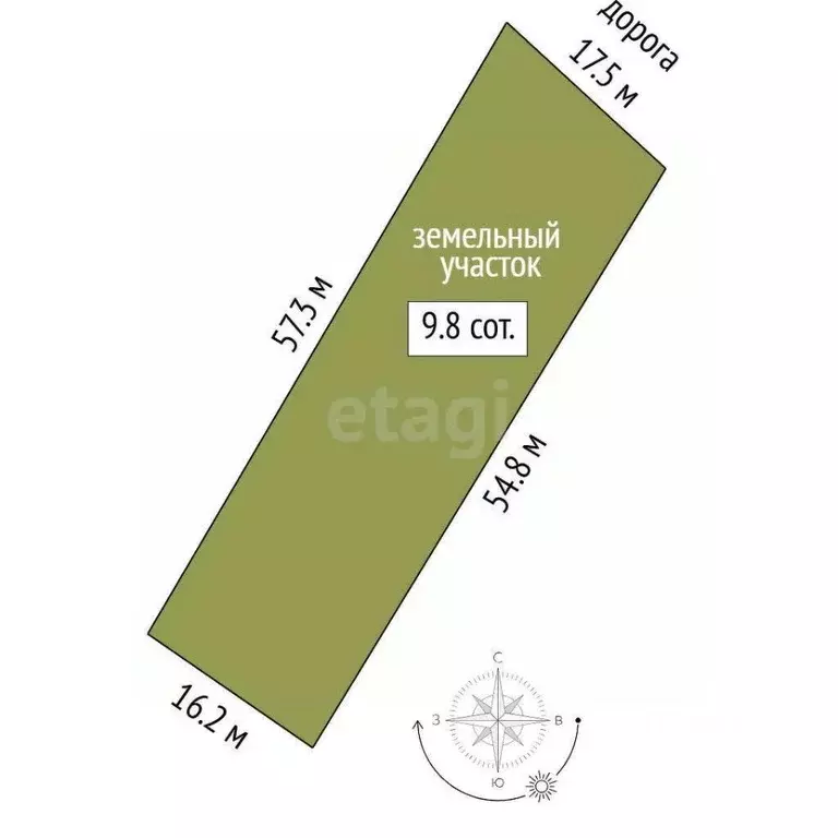Участок в Тюменская область, Тюменский район, Винзили рп  (9.8 сот.) - Фото 0