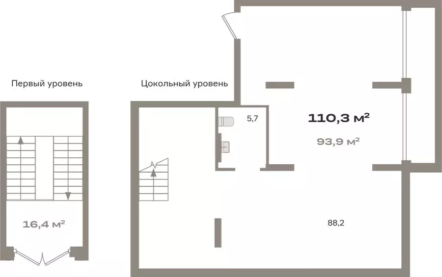 Помещение свободного назначения (110.3 м) - Фото 2