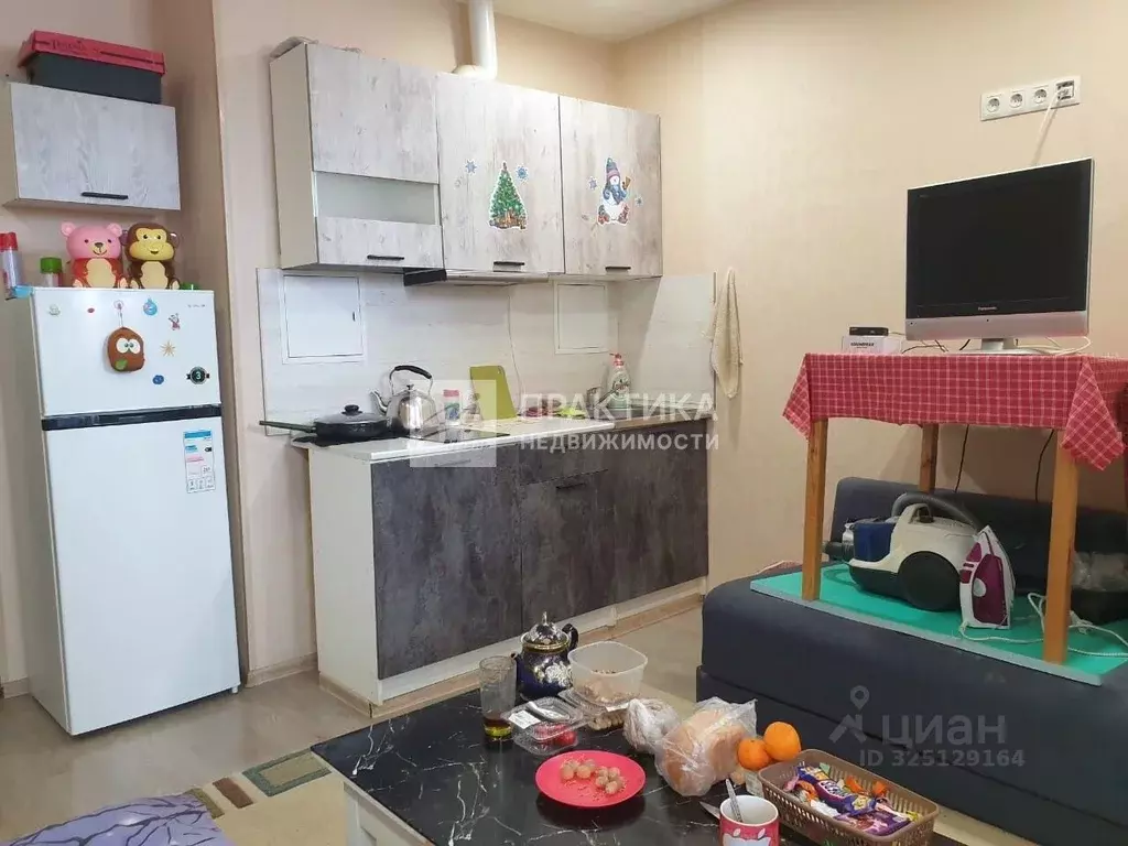 Студия Москва ул. Харлампиева, 48к1 (28.0 м) - Фото 1