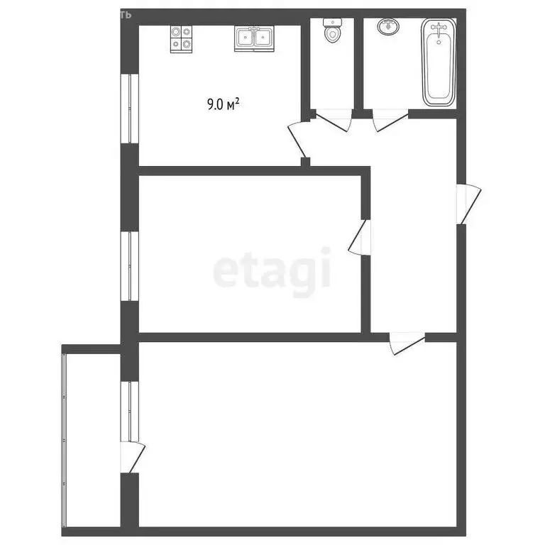 2-комнатная квартира: Москва, Ленинский проспект, 85 (48.2 м) - Фото 0