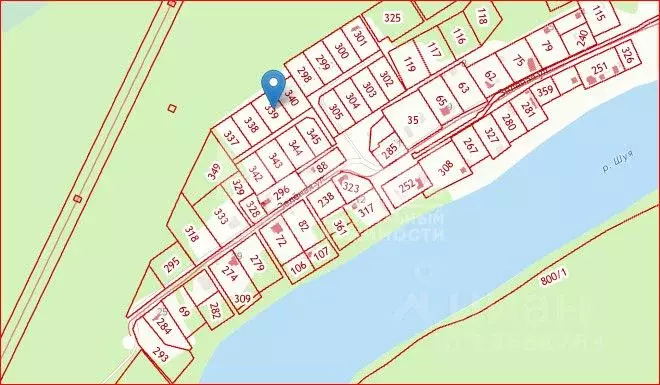 Участок в Карелия, Пряжинский район, Чалнинское с/пос, д. Виданы ул. ... - Фото 2