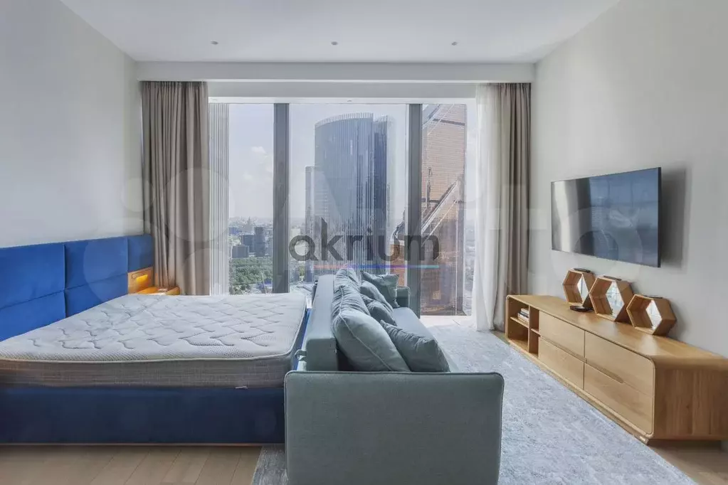 Апартаменты-студия, 51 м, 59/68 эт. - Фото 0