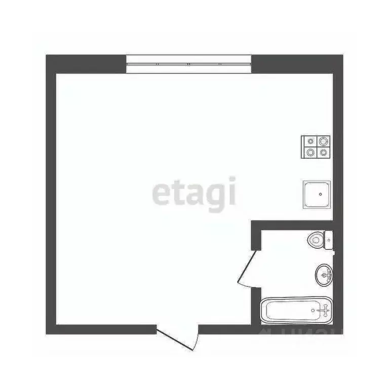 Студия Смоленская область, Смоленск проезд Маршала Конева, 32 (20.0 м) - Фото 2