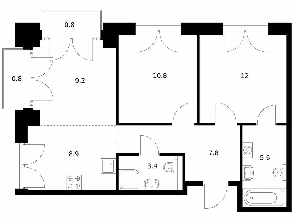 2-комнатная квартира: Санкт-Петербург, набережная Обводного канала, ... - Фото 1