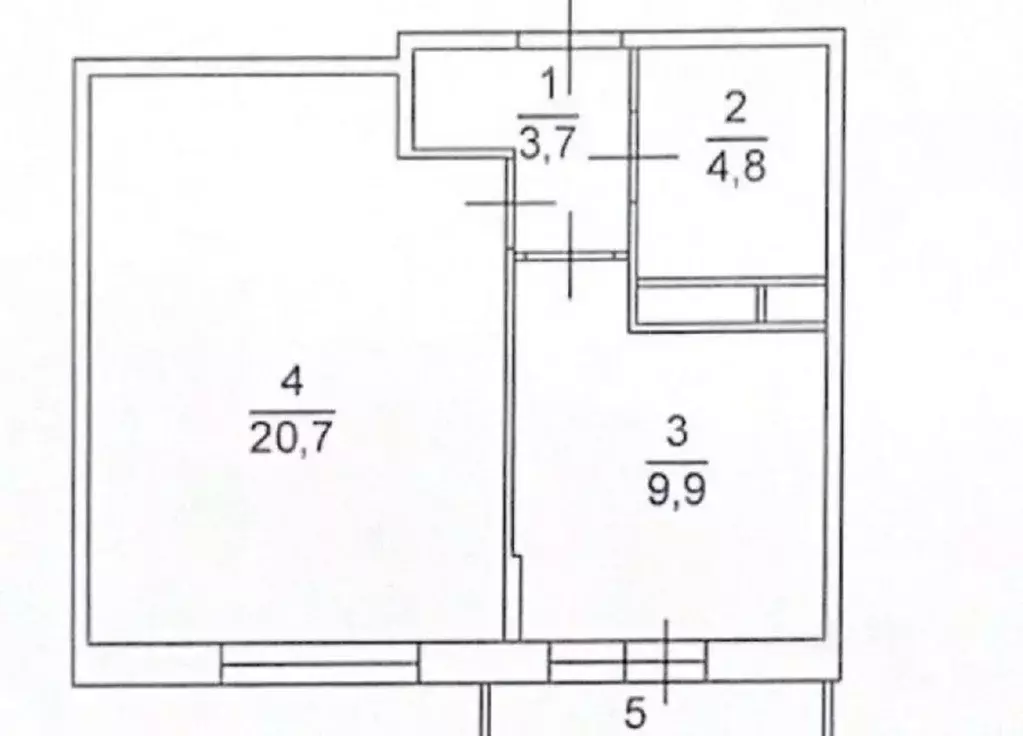 1-к кв. Москва ул. Введенского, 13в (45.0 м) - Фото 1