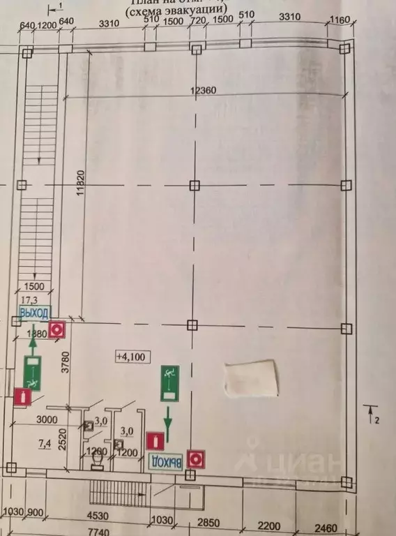 Торговая площадь в Ростовская область, Ростов-на-Дону пос. Чкаловский, ... - Фото 2
