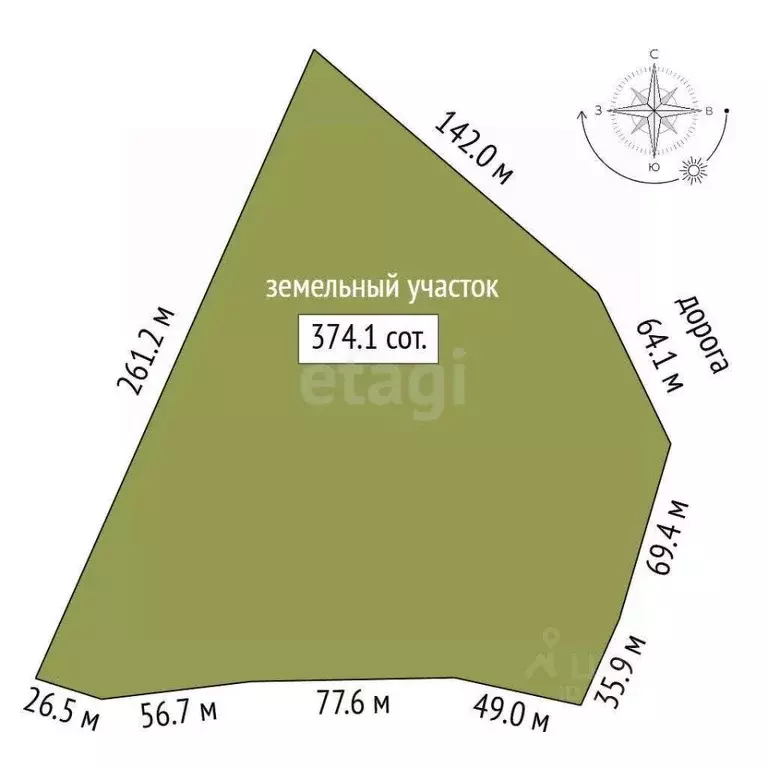 Участок в Псковская область, Печорский муниципальный округ, д. Кудина ... - Фото 1