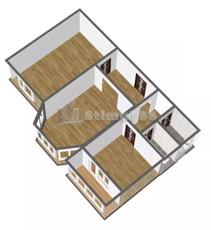 2-к кв. Оренбургская область, Оренбург ул. Аксакова, 28 (64.0 м) - Фото 1