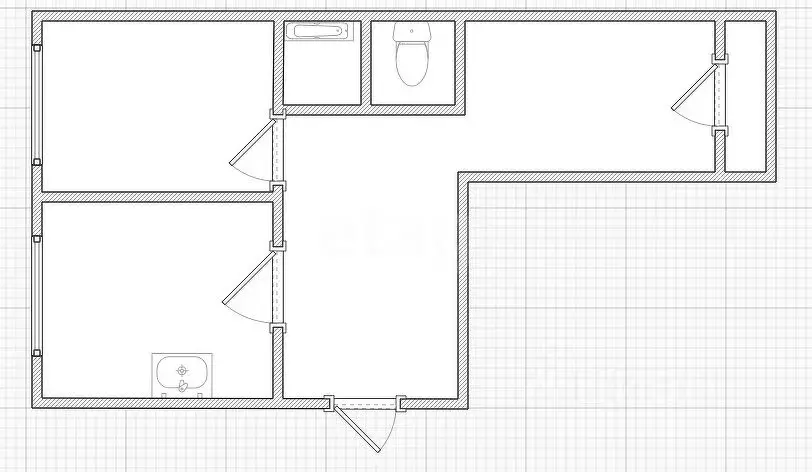2-к кв. Татарстан, Кукмор Кукморский район, ул. Рабочий Переулок, 2 ... - Фото 2