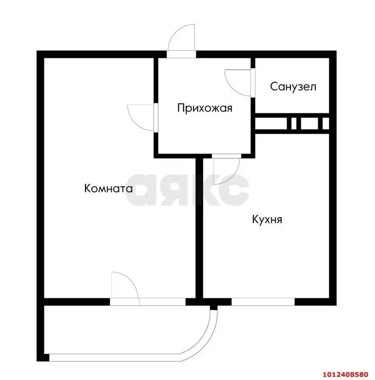 1-комнатная квартира: Краснодар, Воронежская улица, 47Д (37 м) - Фото 0