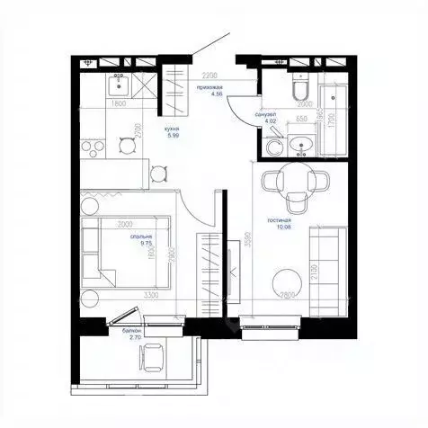 1-к кв. Приморский край, Владивосток Сердце квартала жилой комплекс ... - Фото 1