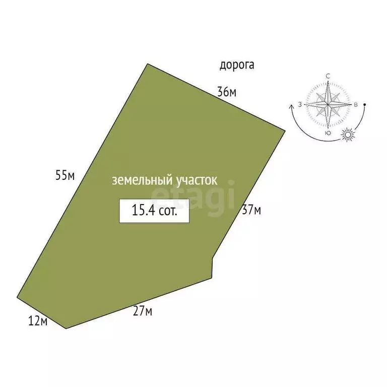 Участок в посёлок Стрельна, улица Каменка (15.4 м) - Фото 1