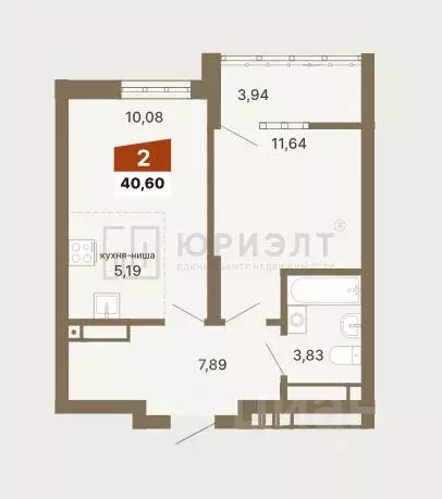 1-к кв. Свердловская область, Екатеринбург ул. Волгоградская, 197 ... - Фото 1