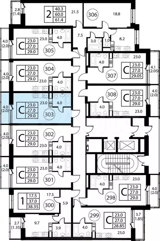 Квартира-студия, 29 м, 9/12 эт. - Фото 0