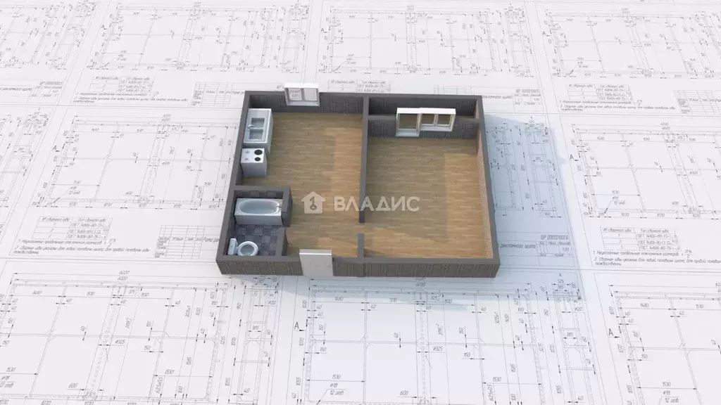 1-к кв. Иркутская область, Ангарск 29-й мкр, 25 (31.4 м) - Фото 2