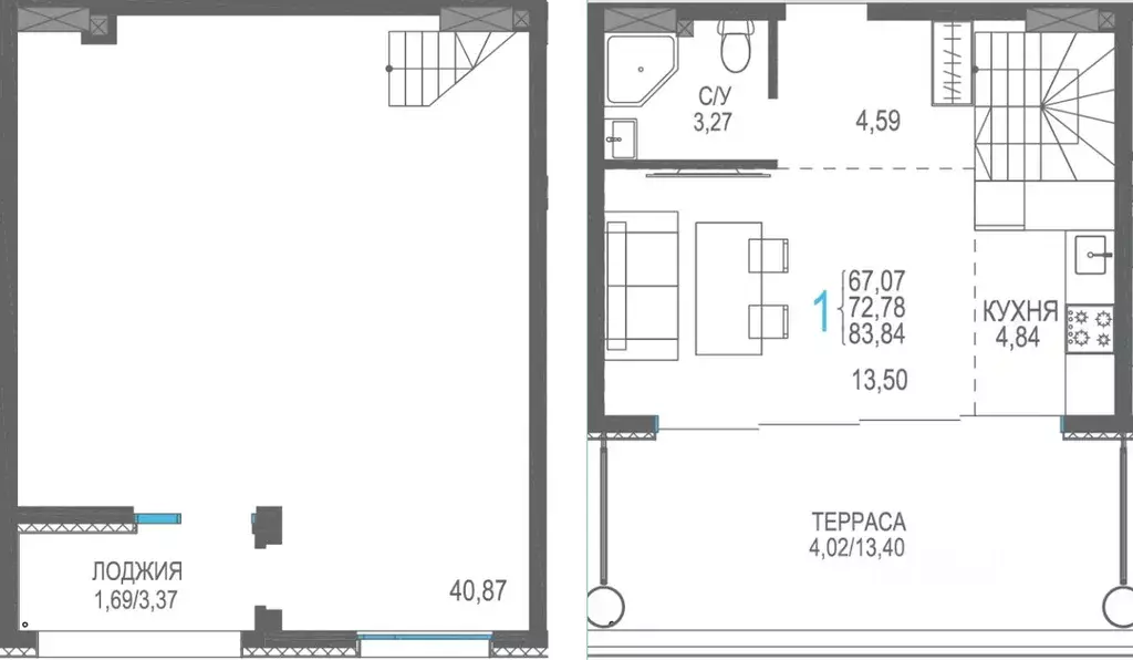 1-к кв. Крым, Сакский район, Лесновское с/пос, с. Прибрежное Розовое ... - Фото 1