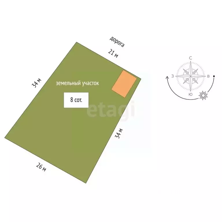 Дом в Саха (Якутия), Якутск Марха мкр, Набережная ул., 28А (104 м) - Фото 1