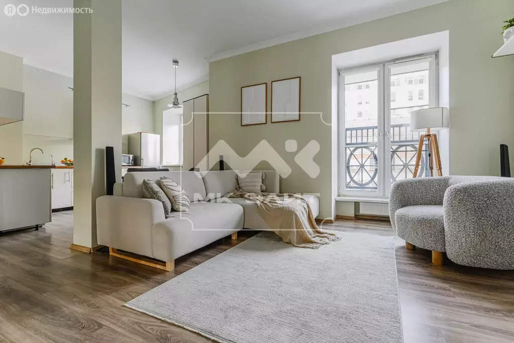 2-комнатная квартира: Санкт-Петербург, Киевская улица, 3 (60 м) - Фото 1