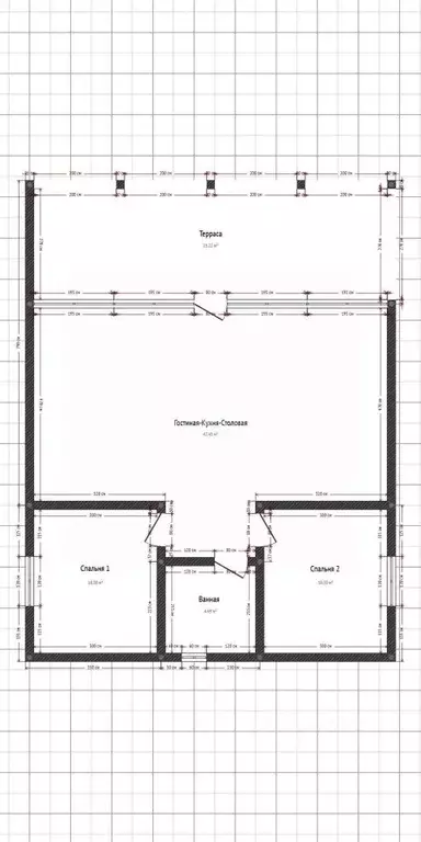 Дом в Адыгея, Майкопский район, Даховское с/пос, с. Хамышки  (92 м) - Фото 2