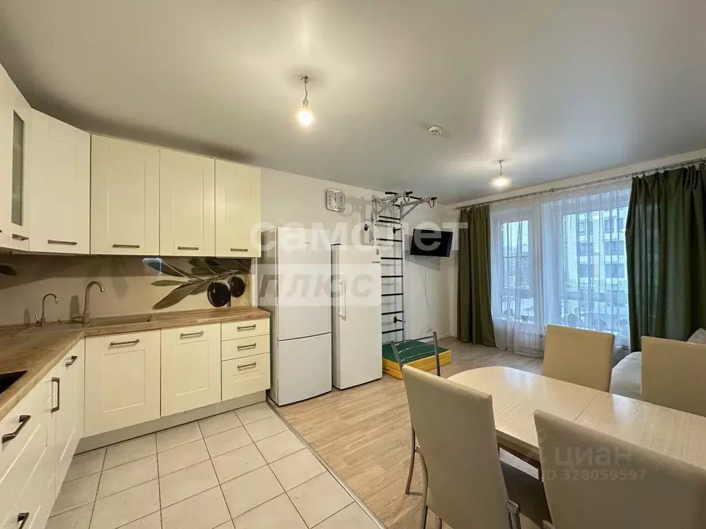 Квартира, 3 комнаты, 61.1 м - Фото 1