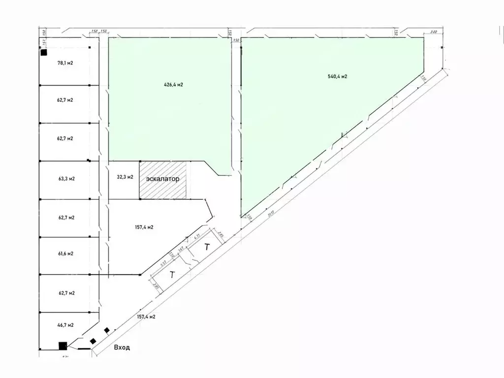 Офис в Санкт-Петербург Заневский просп., 38 (967 м) - Фото 2