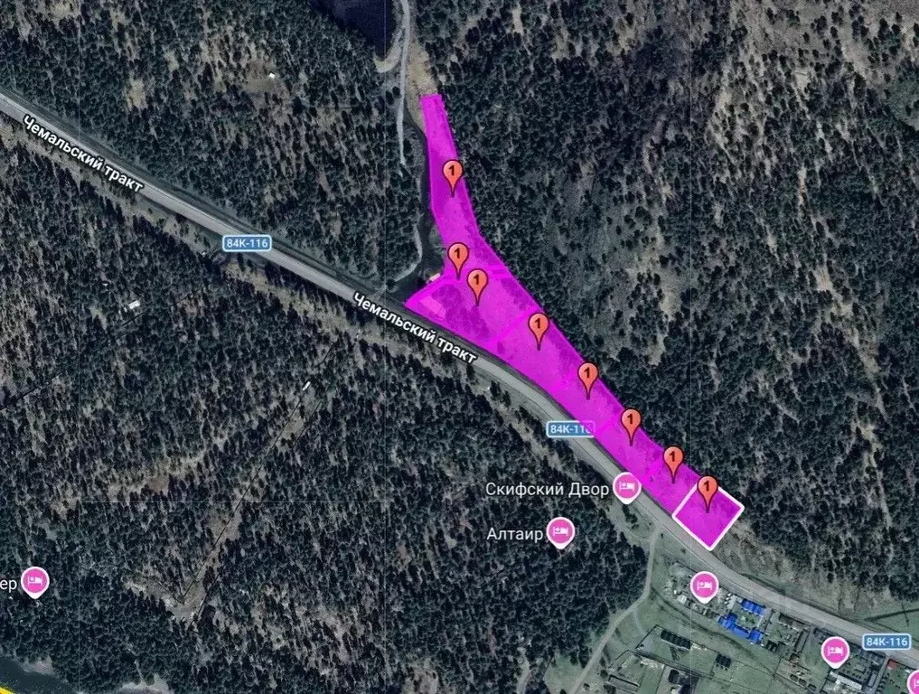 Участок в Алтай, Чемальский район, с. Чепош ул. Кучияк (34.0 сот.) - Фото 1