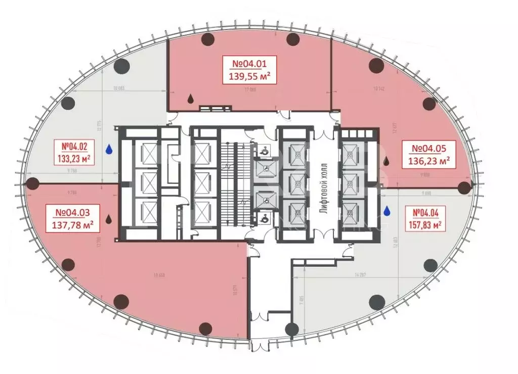 Офис (136.23 м) - Фото 1
