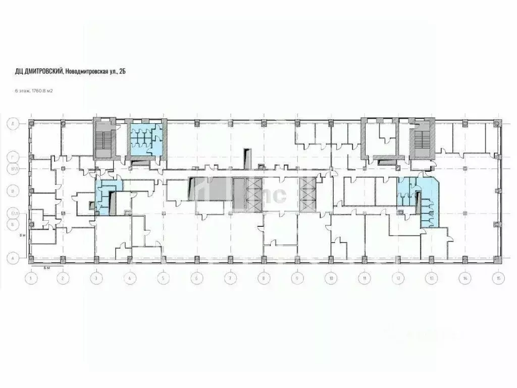 Офис в Москва Новодмитровская ул., 2Б (1760 м) - Фото 1