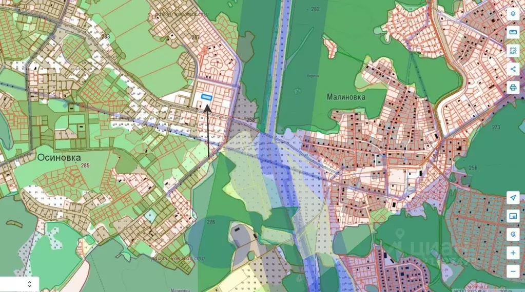 Участок в Челябинская область, Сосновский муниципальный округ, Городок ... - Фото 2