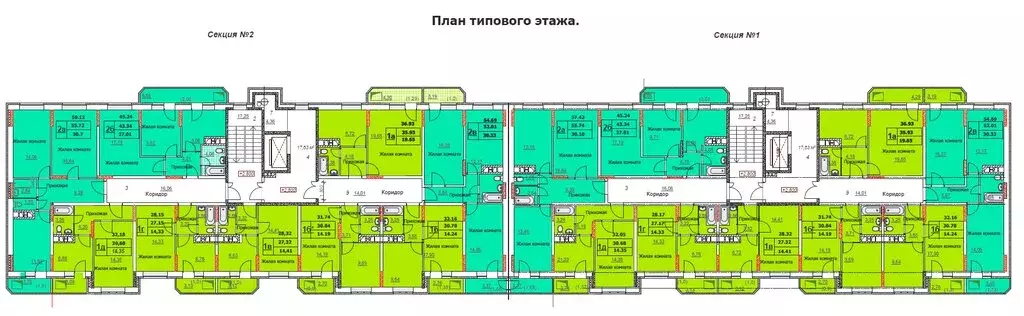 1-комнатная квартира: Клин, микрорайон Майданово, 4к2 (36.93 м) - Фото 1