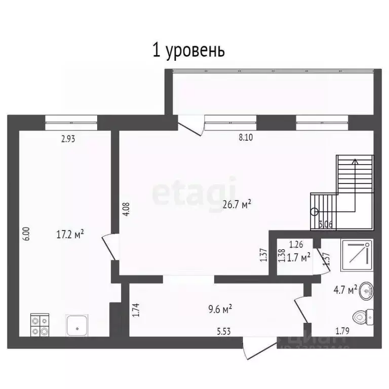 3-к кв. Тюменская область, Тюмень Харьковская ул., 65 (120.8 м) - Фото 2