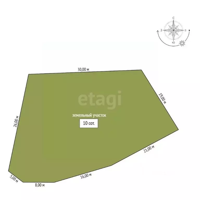 Участок в Амурская область, Благовещенский район, с. Владимировка  ... - Фото 1