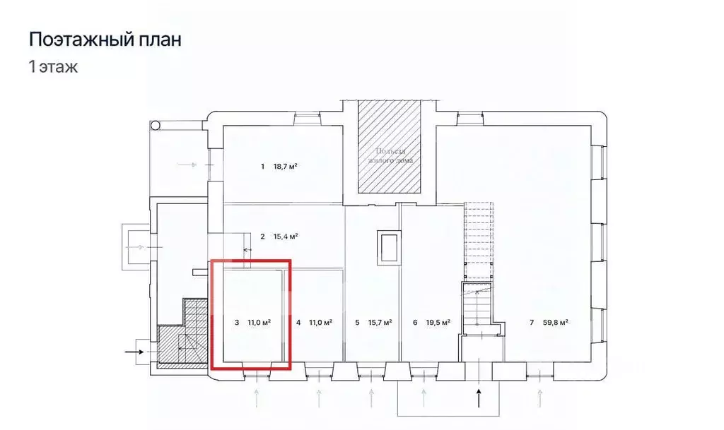 Помещение свободного назначения в Москва Бауманская ул., 33/2С3 (12 м) - Фото 2