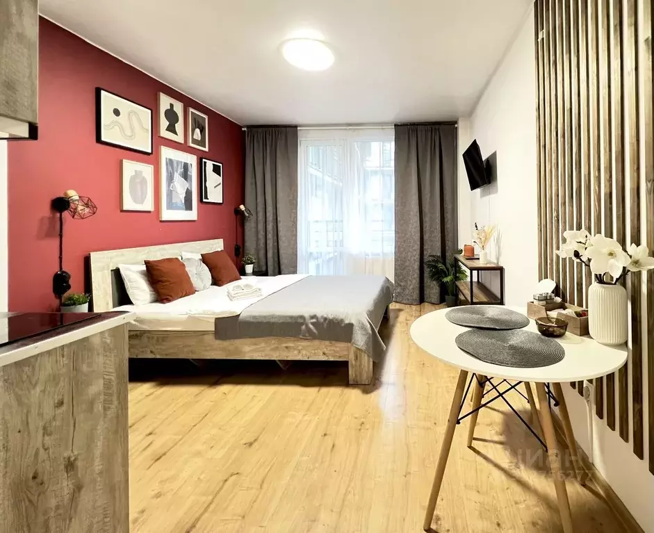 Студия Санкт-Петербург бул. Александра Грина, 1 (25.0 м) - Фото 1