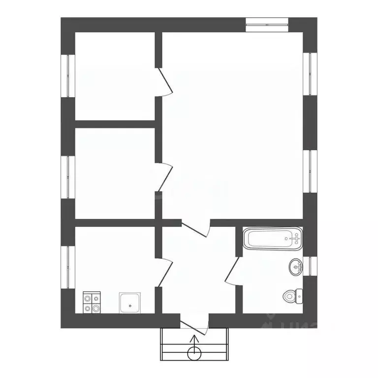 Дом в Тульская область, Тула городской округ, д. Липки 7 (63 м) - Фото 2