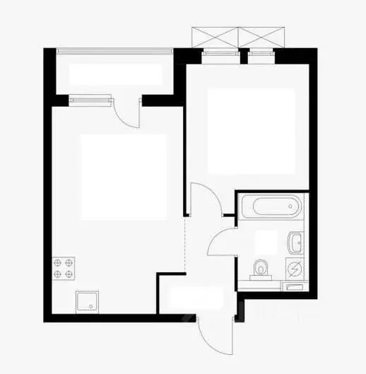 2-к кв. Москва ул. Юлиана Семенова, 8к1 (36.0 м) - Фото 1