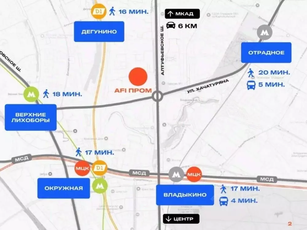 Склад в Москва Алтуфьевское ш., 27АС2 (2077 м) - Фото 1