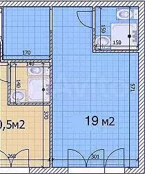 Квартира-студия, 19 м, 1/1 эт. - Фото 0