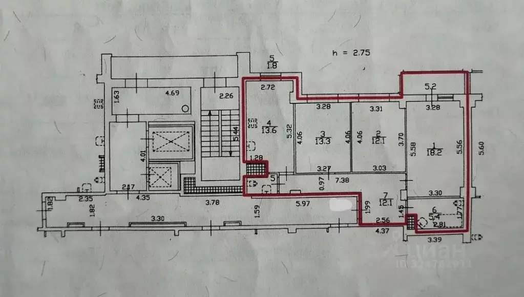 3-к кв. Санкт-Петербург Комендантский просп., 51к1 (89.0 м) - Фото 2