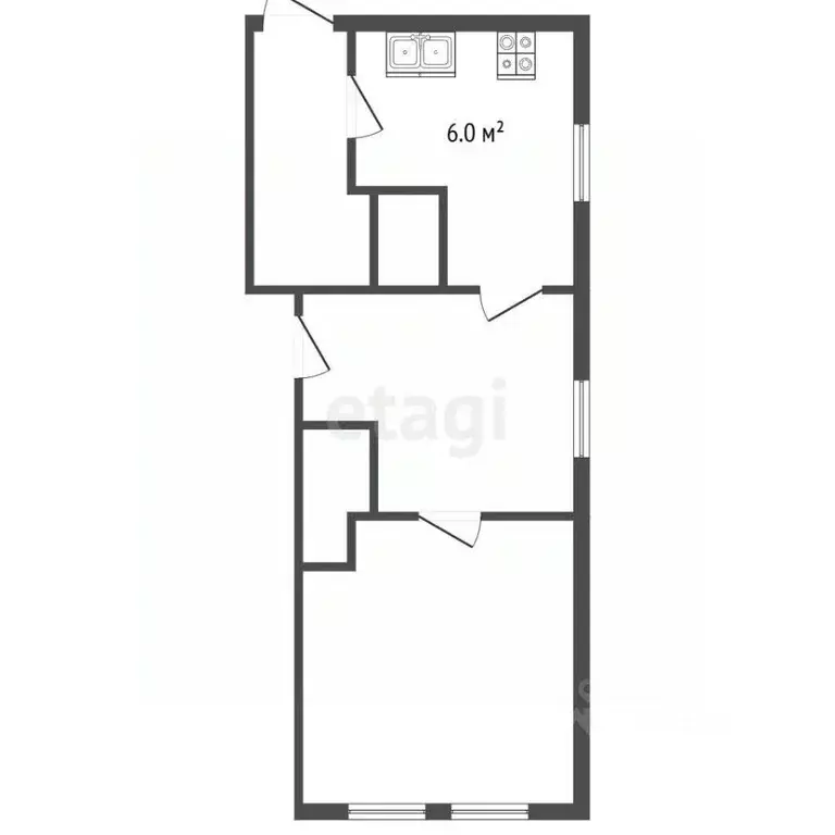 3-к кв. Ярославская область, Тутаев ул. Ушакова, 84 (43.5 м) - Фото 2