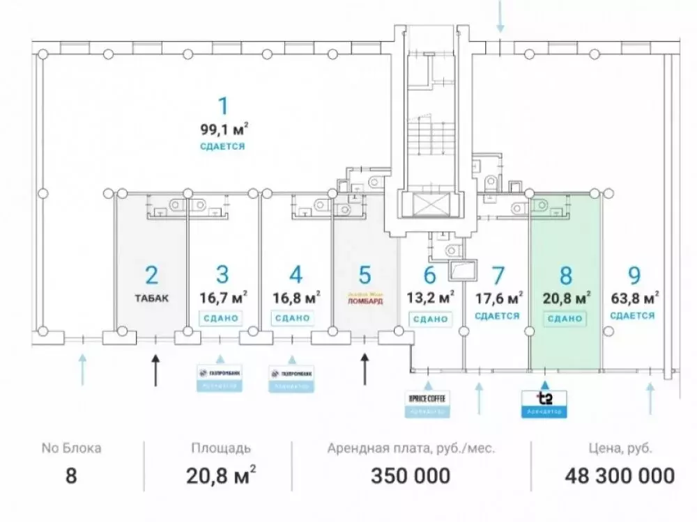 Помещение свободного назначения (20.8 м) - Фото 2