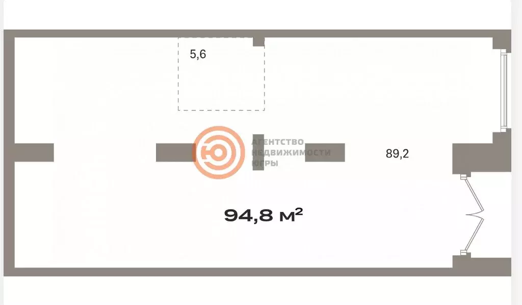 Помещение свободного назначения (94.8 м) - Фото 1