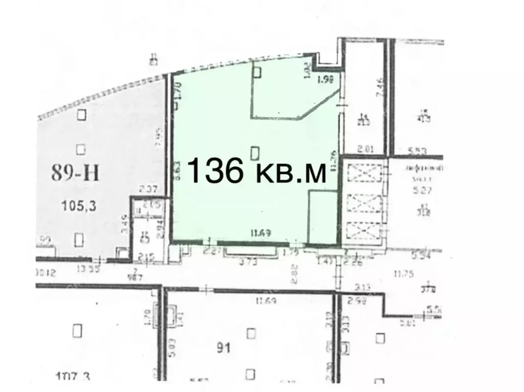 Офис в Санкт-Петербург 26-я Васильевского острова линия, 15к2 (136 м) - Фото 2