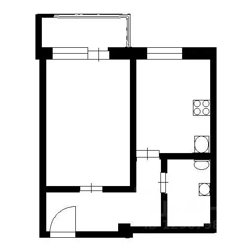 1-к кв. Севастополь ул. Руднева, 15 (40.0 м) - Фото 1