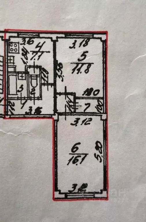 2-к кв. Санкт-Петербург 2-й Рабфаковский пер., 3 (45.7 м) - Фото 2